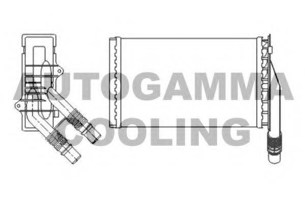 AUTOGAMMA 102460 Теплообмінник, опалення салону