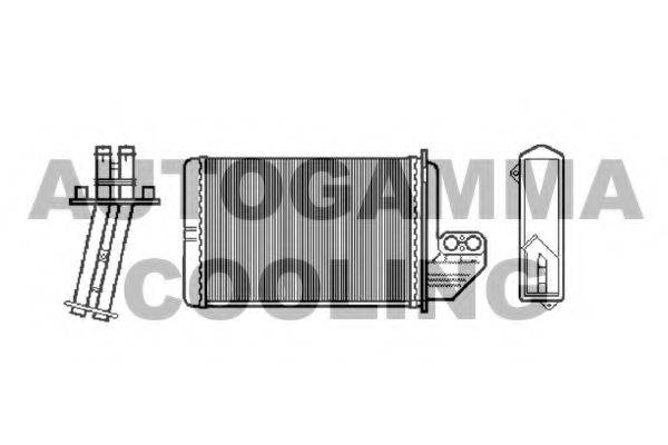 AUTOGAMMA 102538 Теплообмінник, опалення салону