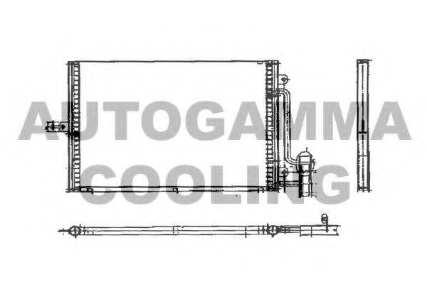 AUTOGAMMA 102755 Конденсатор, кондиціонер