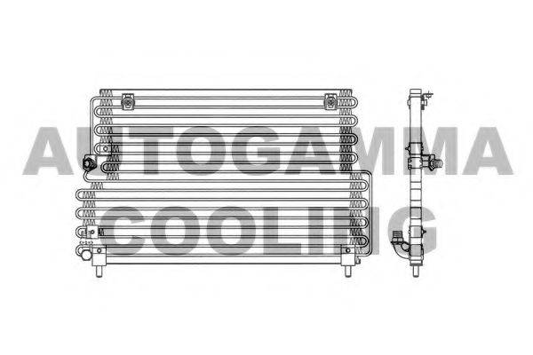 AUTOGAMMA 102826 Конденсатор, кондиціонер