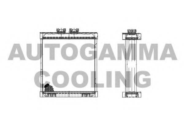 AUTOGAMMA 102996 Теплообмінник, опалення салону