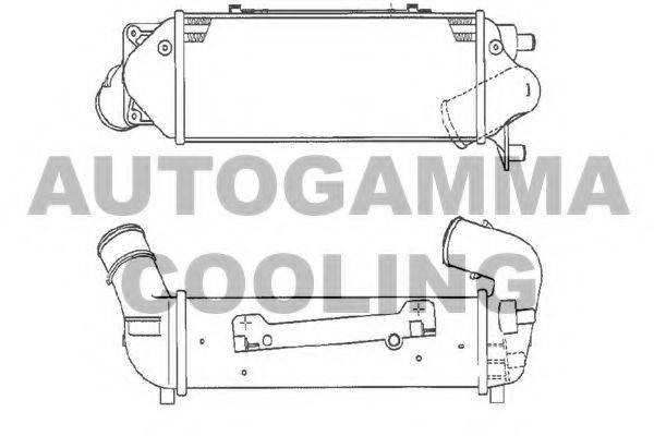 AUTOGAMMA 103017 Інтеркулер