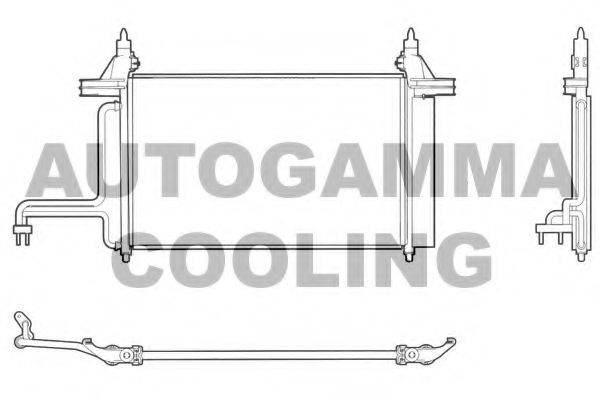 AUTOGAMMA 103060 Конденсатор, кондиціонер