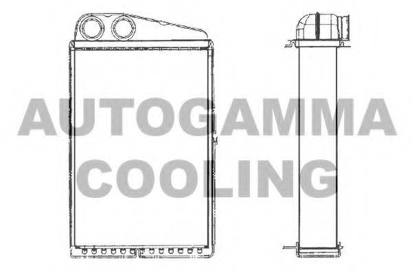 AUTOGAMMA 103247 Теплообмінник, опалення салону
