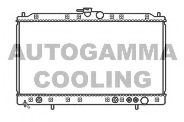 AUTOGAMMA 103489 Радіатор, охолодження двигуна