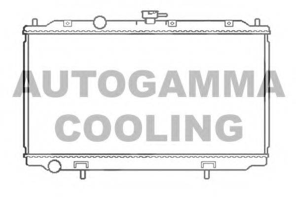 AUTOGAMMA 103499 Радіатор, охолодження двигуна