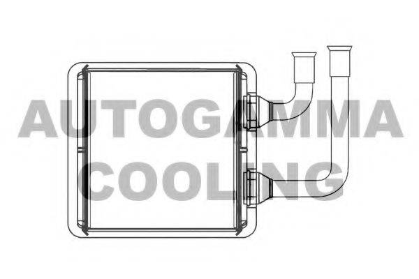 AUTOGAMMA 103722 Теплообмінник, опалення салону
