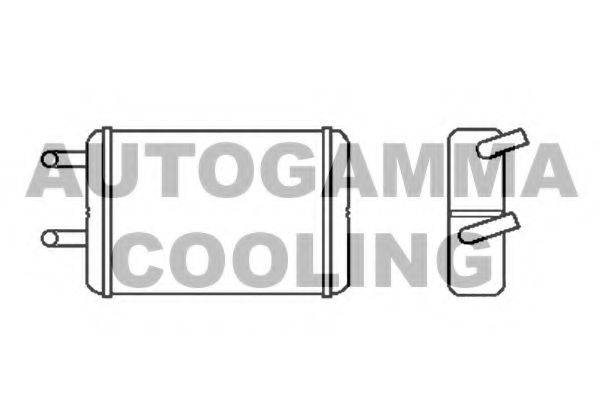 AUTOGAMMA 103787 Теплообмінник, опалення салону