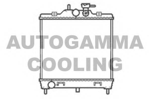 AUTOGAMMA 103821 Радіатор, охолодження двигуна