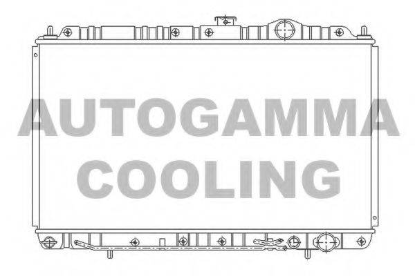 AUTOGAMMA 103957 Радіатор, охолодження двигуна