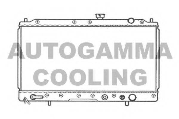 AUTOGAMMA 103959 Радіатор, охолодження двигуна