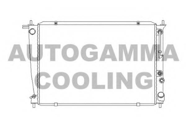 AUTOGAMMA 104072 Радіатор, охолодження двигуна