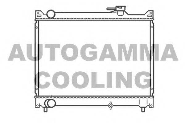 AUTOGAMMA 104108 Радіатор, охолодження двигуна