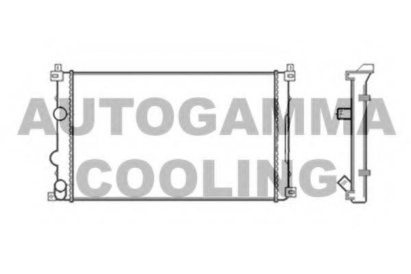 AUTOGAMMA 104117 Радіатор, охолодження двигуна