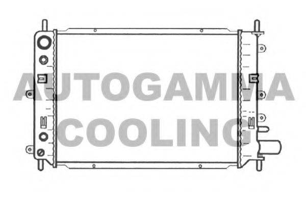 AUTOGAMMA 104144 Радіатор, охолодження двигуна