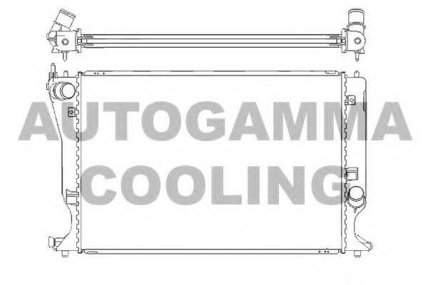 AUTOGAMMA 104427 Радіатор, охолодження двигуна