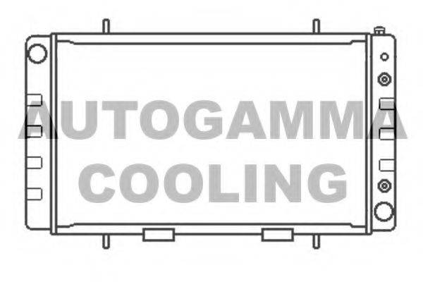AUTOGAMMA 104661 Радіатор, охолодження двигуна