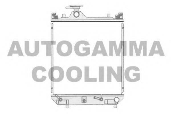 AUTOGAMMA 104709 Радіатор, охолодження двигуна