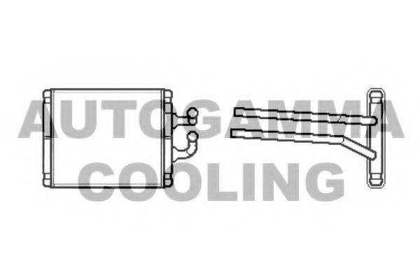AUTOGAMMA 104814 Теплообмінник, опалення салону