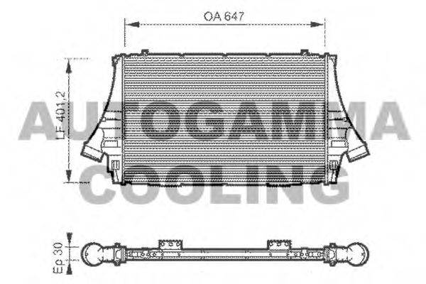 AUTOGAMMA 104894 Інтеркулер