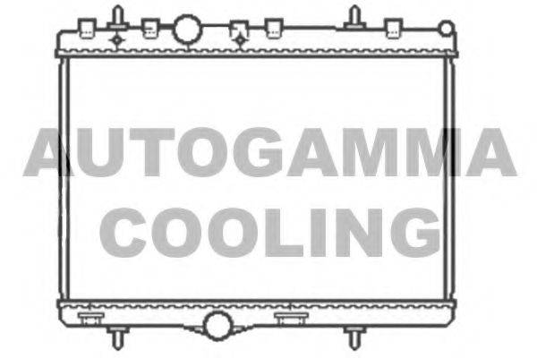 AUTOGAMMA 105040 Радіатор, охолодження двигуна