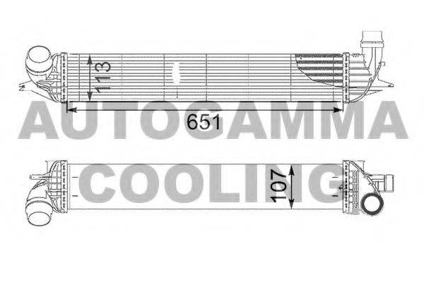 AUTOGAMMA 105097 Інтеркулер