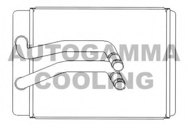 AUTOGAMMA 105231 Теплообмінник, опалення салону