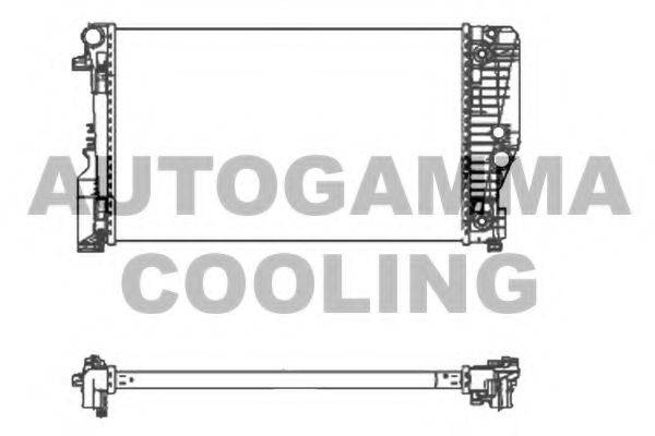 AUTOGAMMA 105405 Радіатор, охолодження двигуна