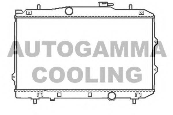 AUTOGAMMA 105411 Радіатор, охолодження двигуна