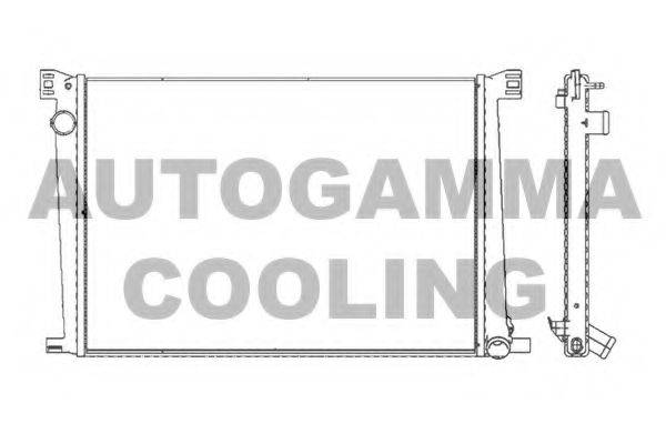 AUTOGAMMA 105416 Радіатор, охолодження двигуна