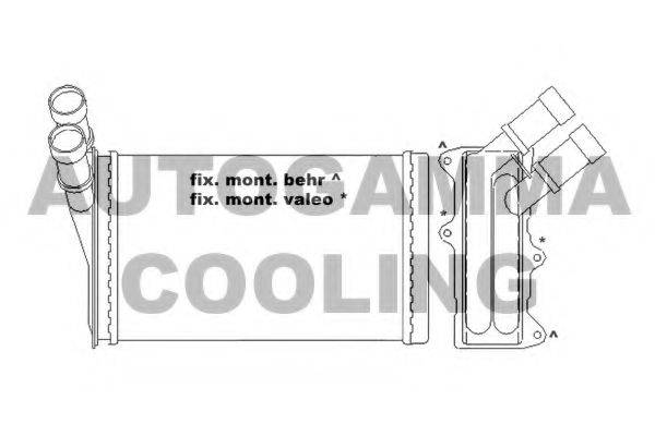 AUTOGAMMA 105427 Теплообмінник, опалення салону
