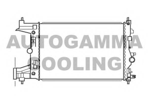 AUTOGAMMA 105445 Радіатор, охолодження двигуна