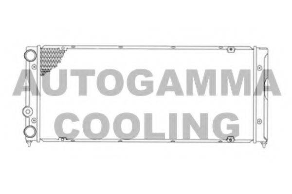 AUTOGAMMA 105481 Радіатор, охолодження двигуна