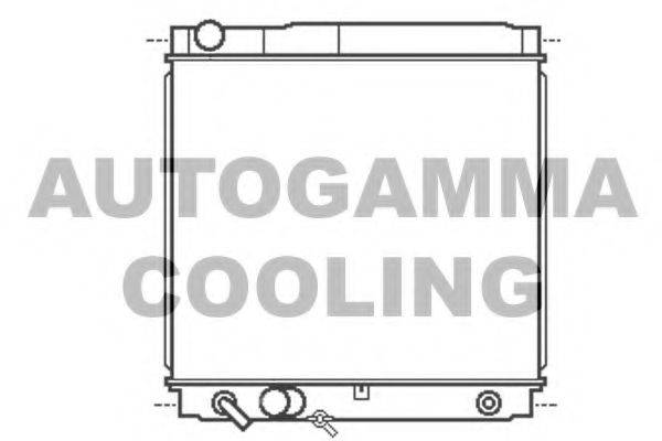 AUTOGAMMA 105494 Радіатор, охолодження двигуна