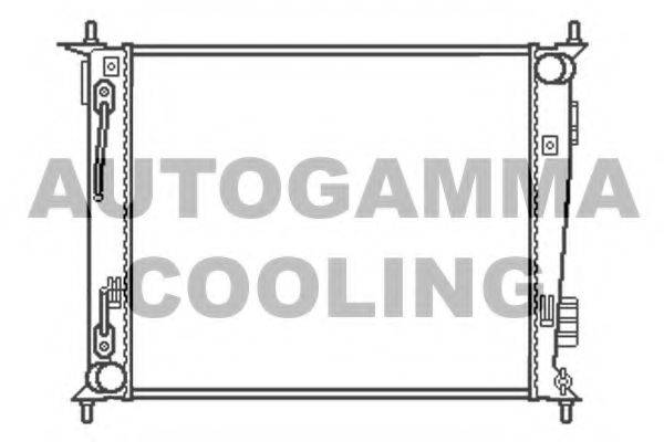 AUTOGAMMA 105533 Радіатор, охолодження двигуна