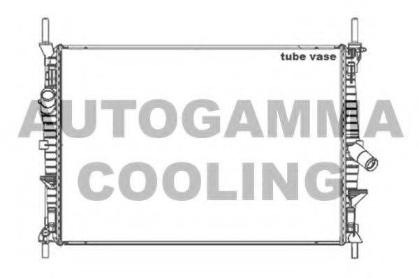 AUTOGAMMA 105590 Радіатор, охолодження двигуна