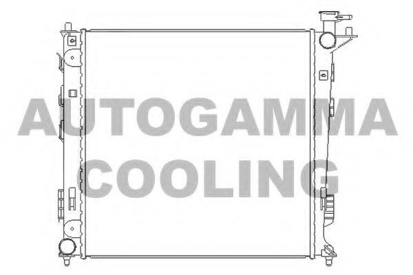 AUTOGAMMA 105797 Радіатор, охолодження двигуна