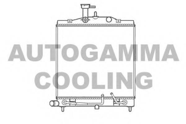 AUTOGAMMA 105806 Радіатор, охолодження двигуна