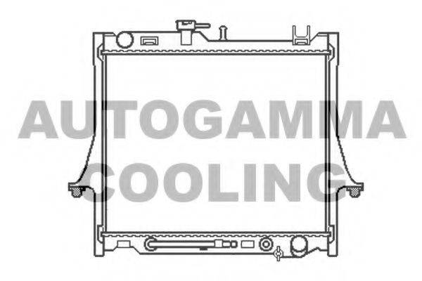 AUTOGAMMA 107045 Радіатор, охолодження двигуна