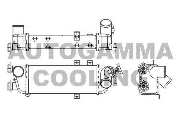 AUTOGAMMA 107104 Інтеркулер