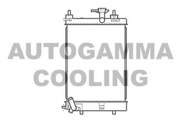 AUTOGAMMA 107207 Радіатор, охолодження двигуна