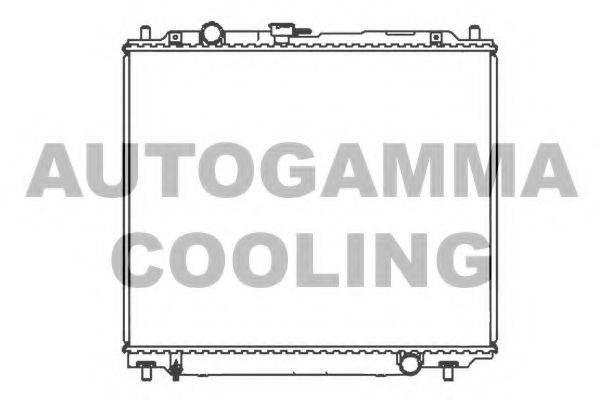 AUTOGAMMA 107251 Радіатор, охолодження двигуна