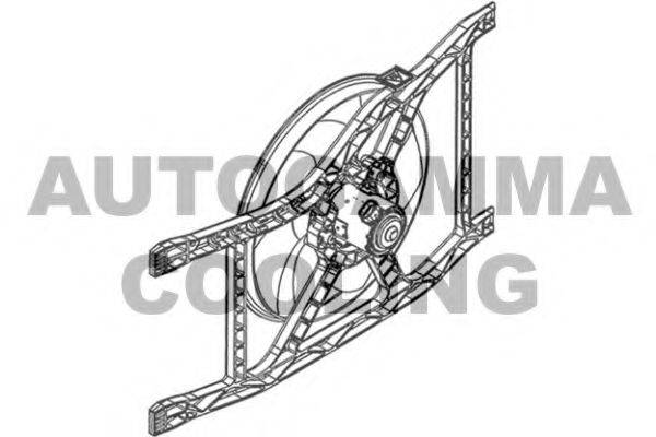 AUTOGAMMA GA220621 Вентилятор, охолодження двигуна