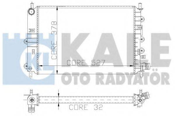 KALE OTO RADYATOR 103400 Радіатор, охолодження двигуна