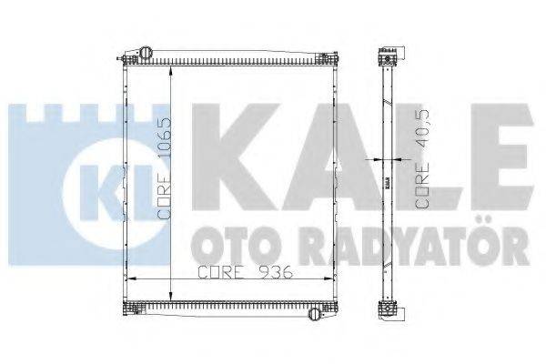 KALE OTO RADYATOR 272300 Радіатор, охолодження двигуна