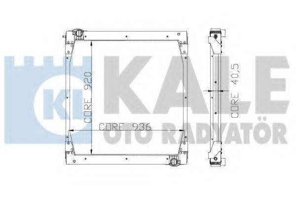 KALE OTO RADYATOR 274100 Радіатор, охолодження двигуна