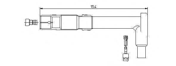 BREMI 132922 Вилка, свічка запалювання