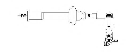 BREMI 1A08100 Провід запалювання