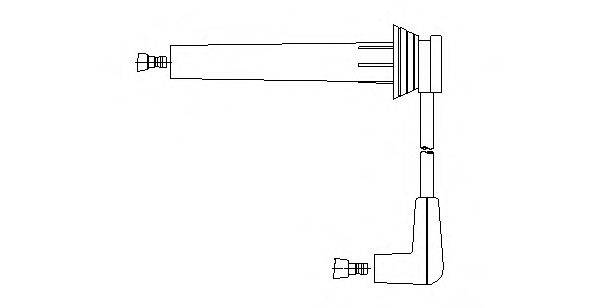 BREMI 3A6112 Провід запалювання