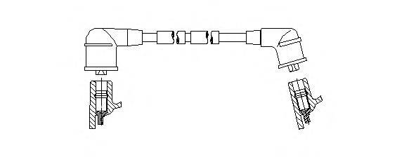 BREMI 6A07F20 Провід запалювання